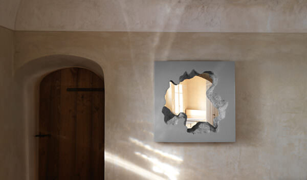 Miroir broken mirror Gufram Toulouse mobilier