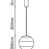 Suspension luminaire dipping light Marset Toulouse