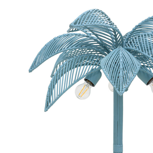 Lampadaire palmier en osier HKLIVING luminaire Toulouse