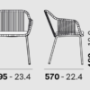 chaise babila twist Pedrali Toulouse mobilier