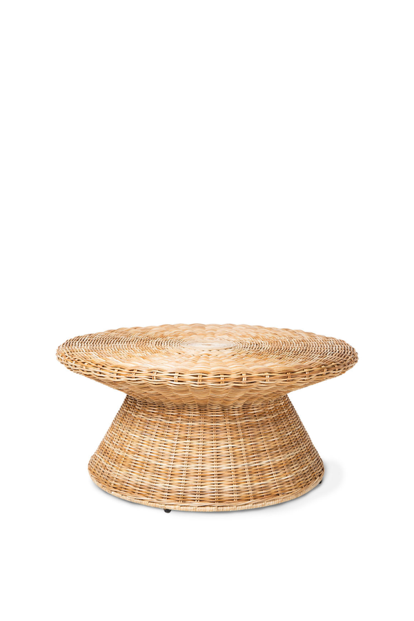 Table basse en rotin HKliving Toulouse