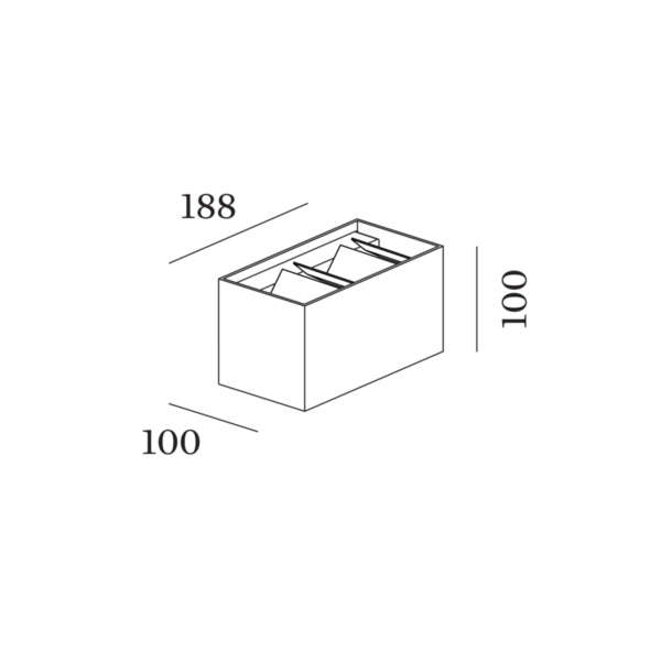 Luminaire applique Boxx Wever et Ducré Toulouse