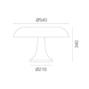 Lampe Nessino Artemide luminaire Toulouse
