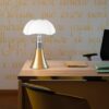 lampe pipistrello original dorée